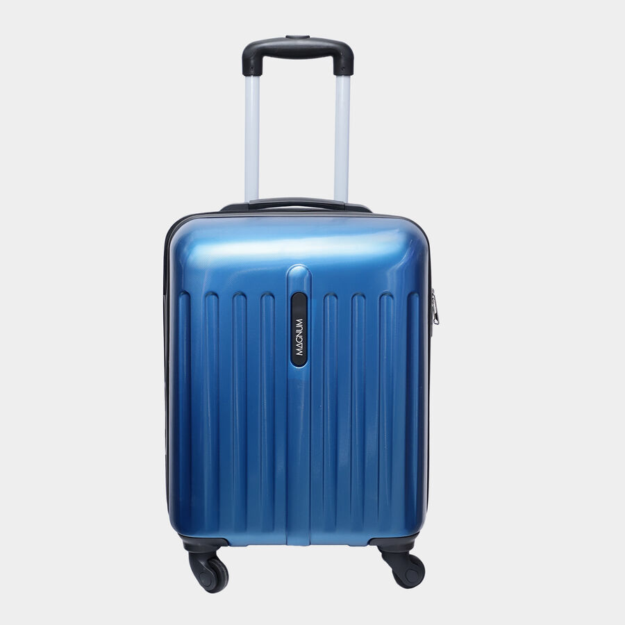4-Wheel Blue PVC Matee Hard Case Trolley, Large, , large image number null