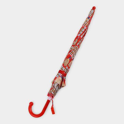 Red Polyester Kids Umbrella