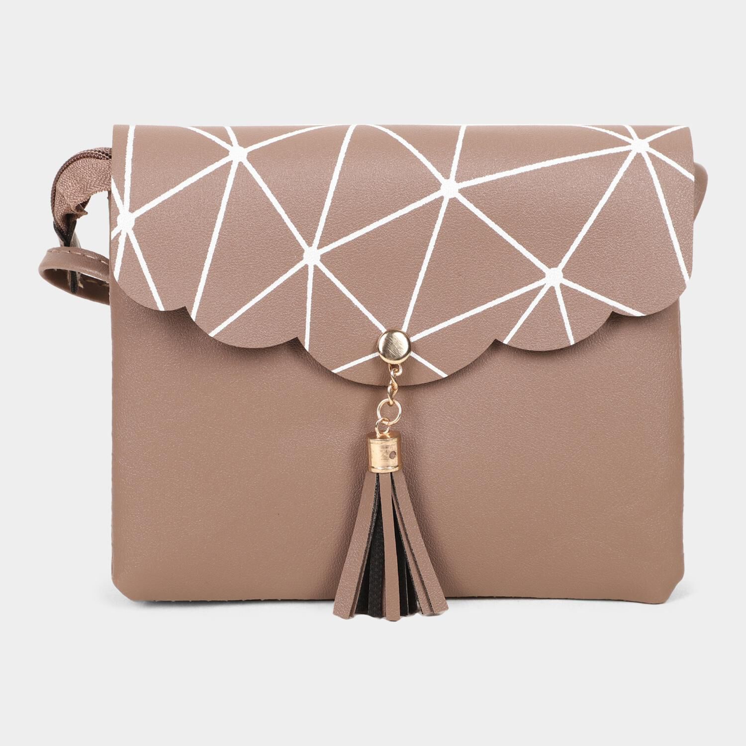 Lucky Charm                         Women's Dark Pink Polyurethane Sling Bag