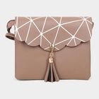 Women's Dark Pink Polyurethane Sling Bag, , small image number null