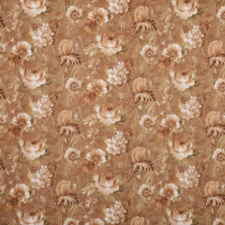 120 GSM Brown Polyester Double Bedsheet, , large image number null