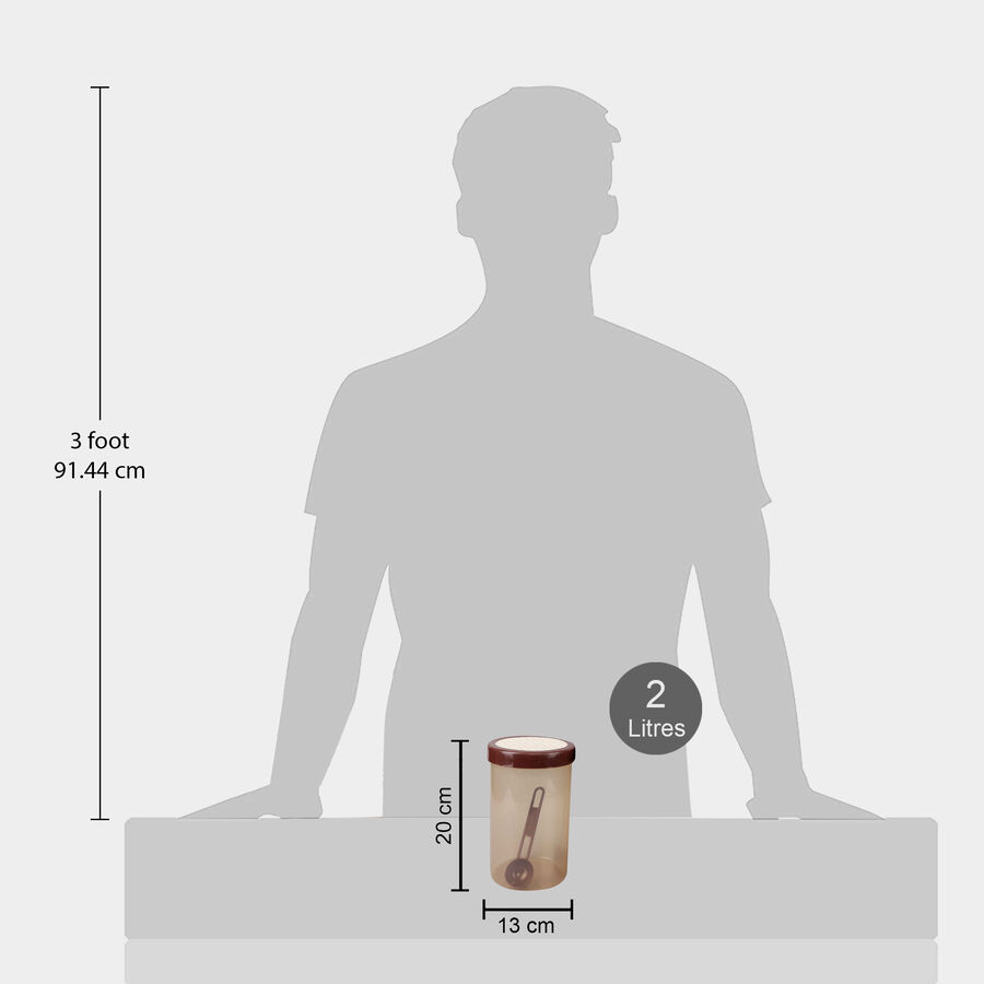 2L Plastic Container Set of 2, , large image number null