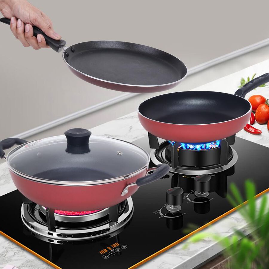 Non-Stick Utensil Set, Induction Compatible, , large image number null
