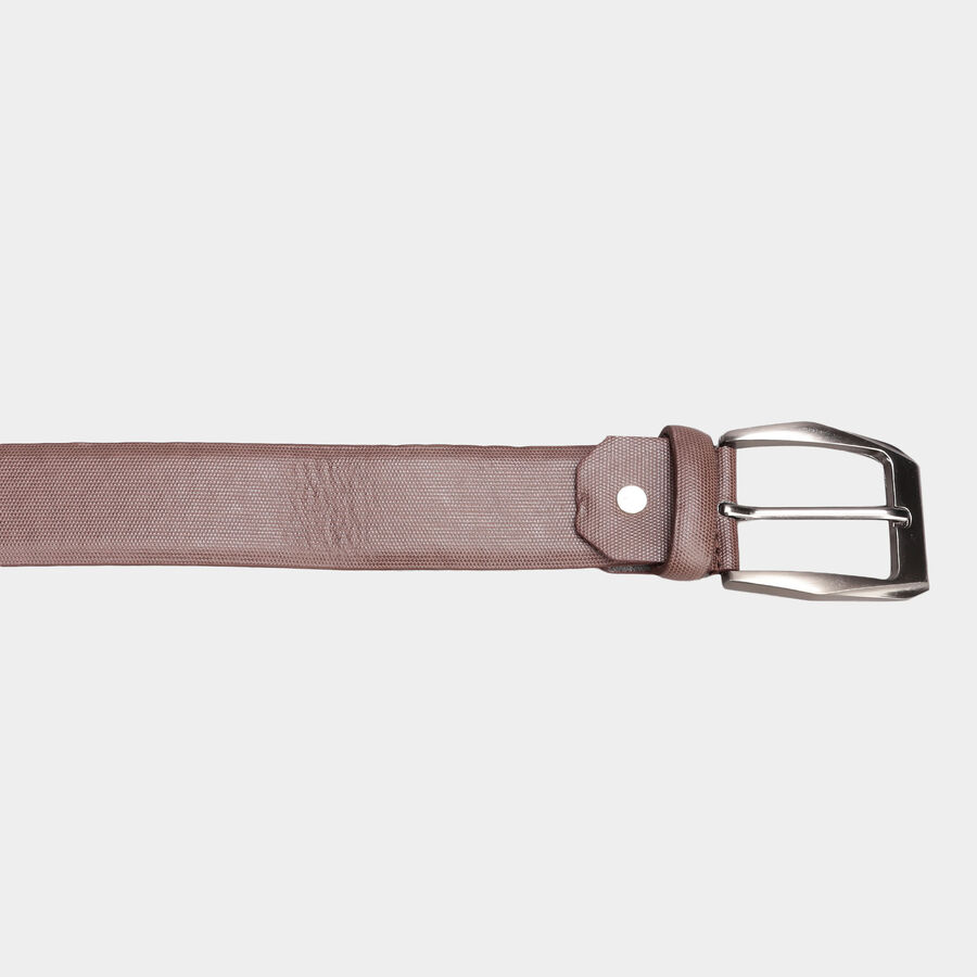 Men's Polyurethane Casual Belt, Size 36, Textured, , large image number null