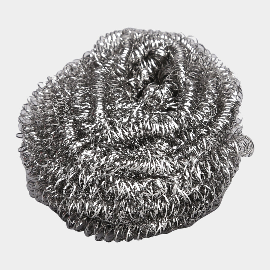 स्टेनलेस स्टील मल्टीपर्पज़ स्क्रबर (12gm) - 2 का सेट, , large image number null