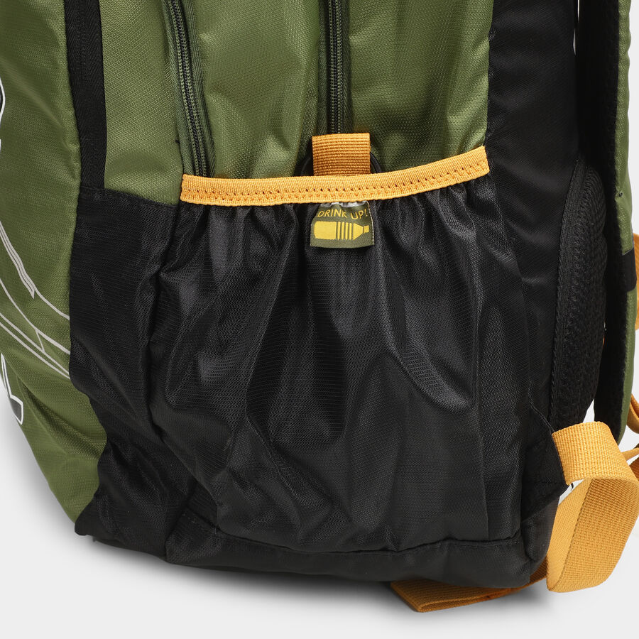 Black Fabric Backpack, , large