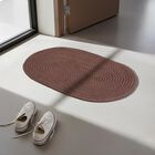 Grey Polyester Door Mat, , small image number null