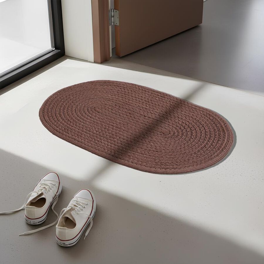 Grey Polyester Door Mat, , large image number null