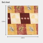 90 GSM Red Microfiber Double Bedsheet, , small image number null