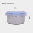 Stainless Steel Airtight Lunch Box With Bag - 2 Pcs., , small image number null