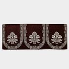 Brown Chenille Sofa Cover Set of 10, , small