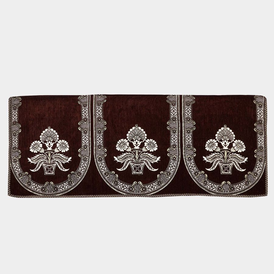Brown Chenille Sofa Cover Set of 10, , large