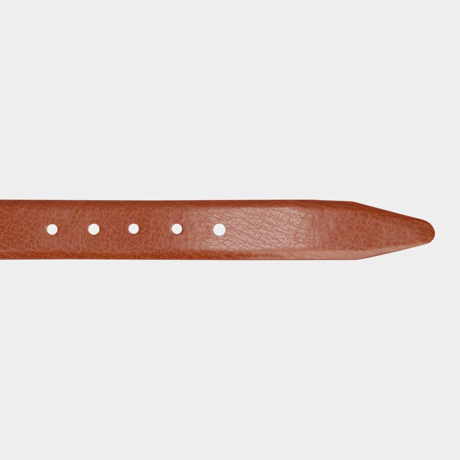 Men's Tan Polyurethane Casual Belt, , large image number null
