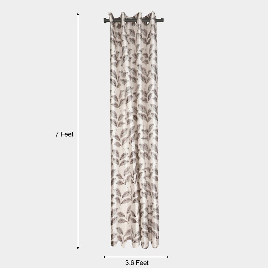 7ft. White Microfiber Door Curtain, , large image number null