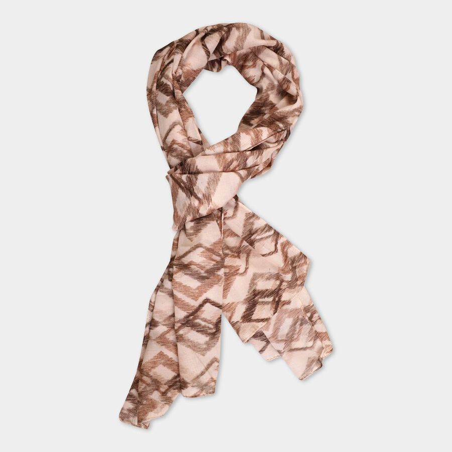 Women's off-White Viscose Scarf, , large image number null