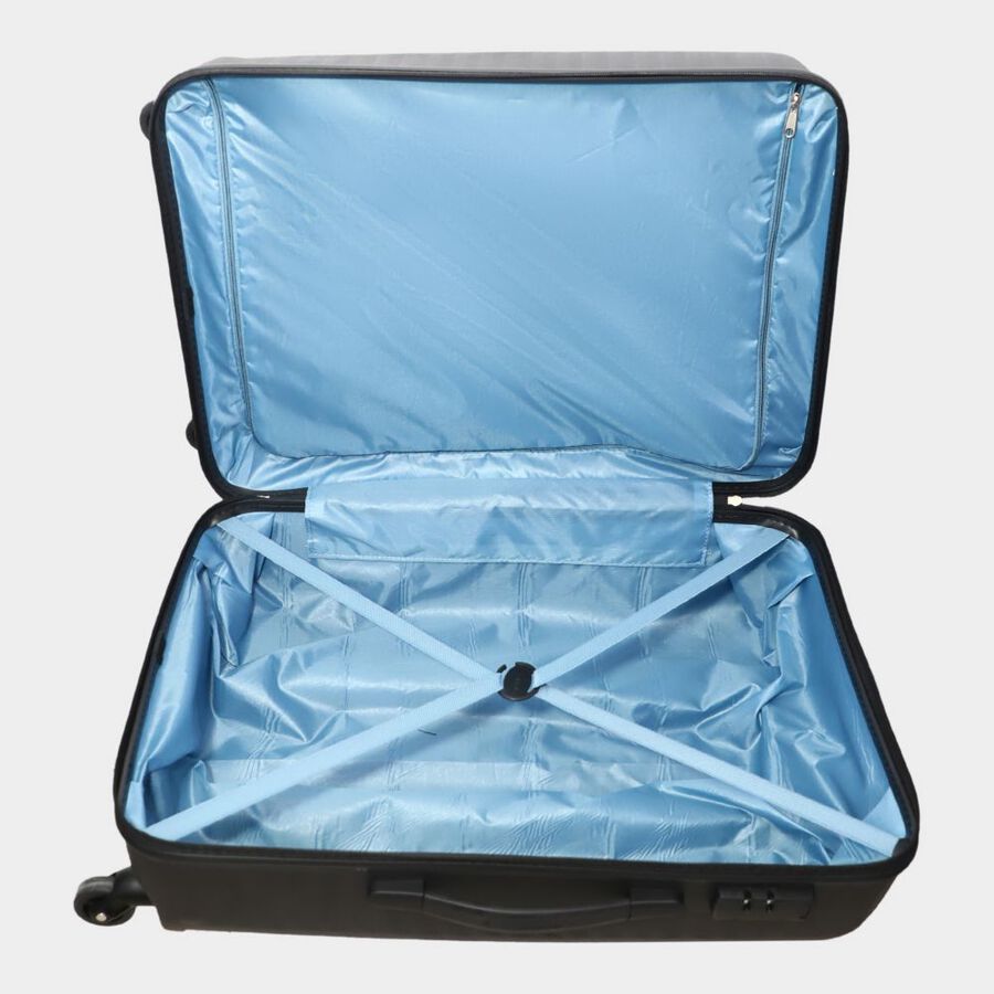 4-Wheel Black PVC Matee Hard Case Trolley, Small + Medium + Large, , large image number null