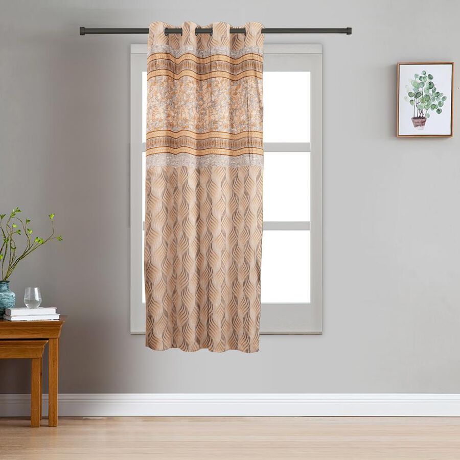 5ft. Brown Window Curtain, , large image number null