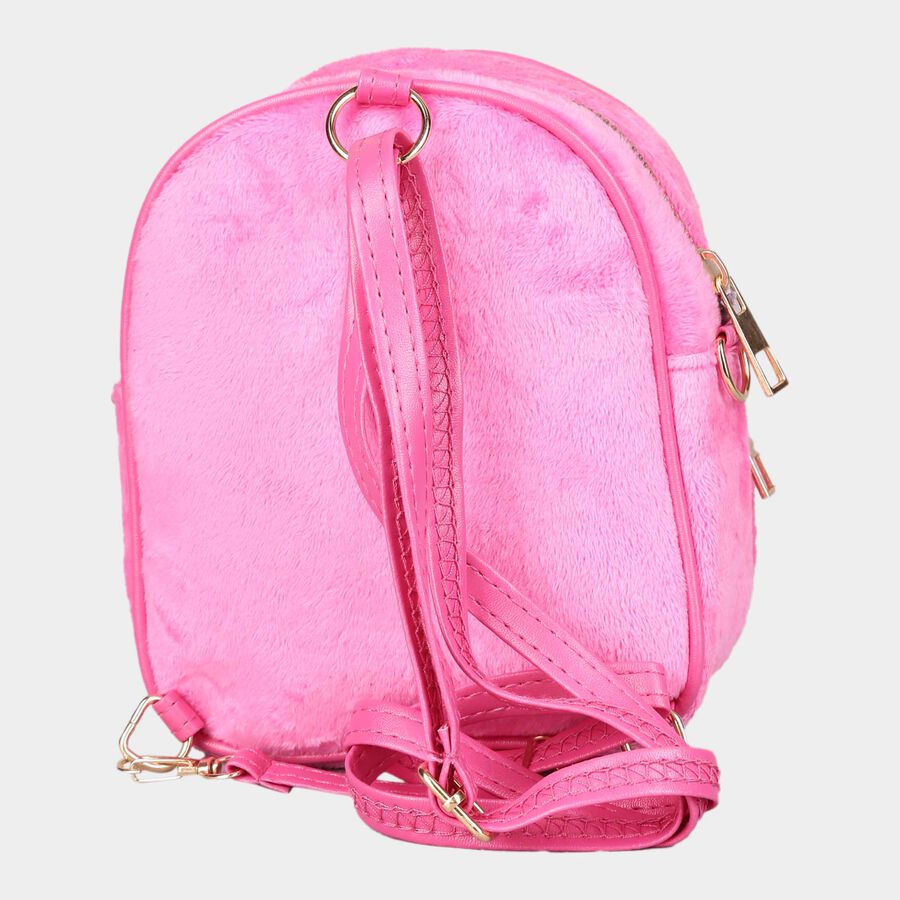 Kids' Furry Bag, Polyurethane, , large image number null