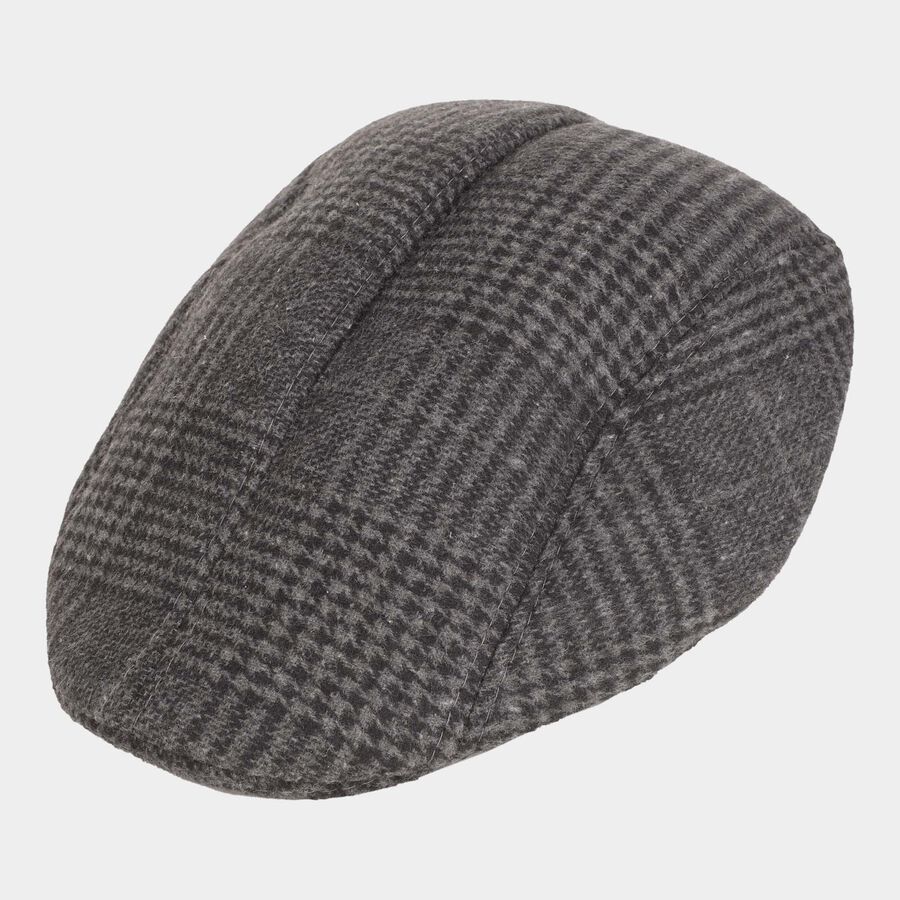 Acrylic/Wool Men Men Cap, Grey, , large image number null
