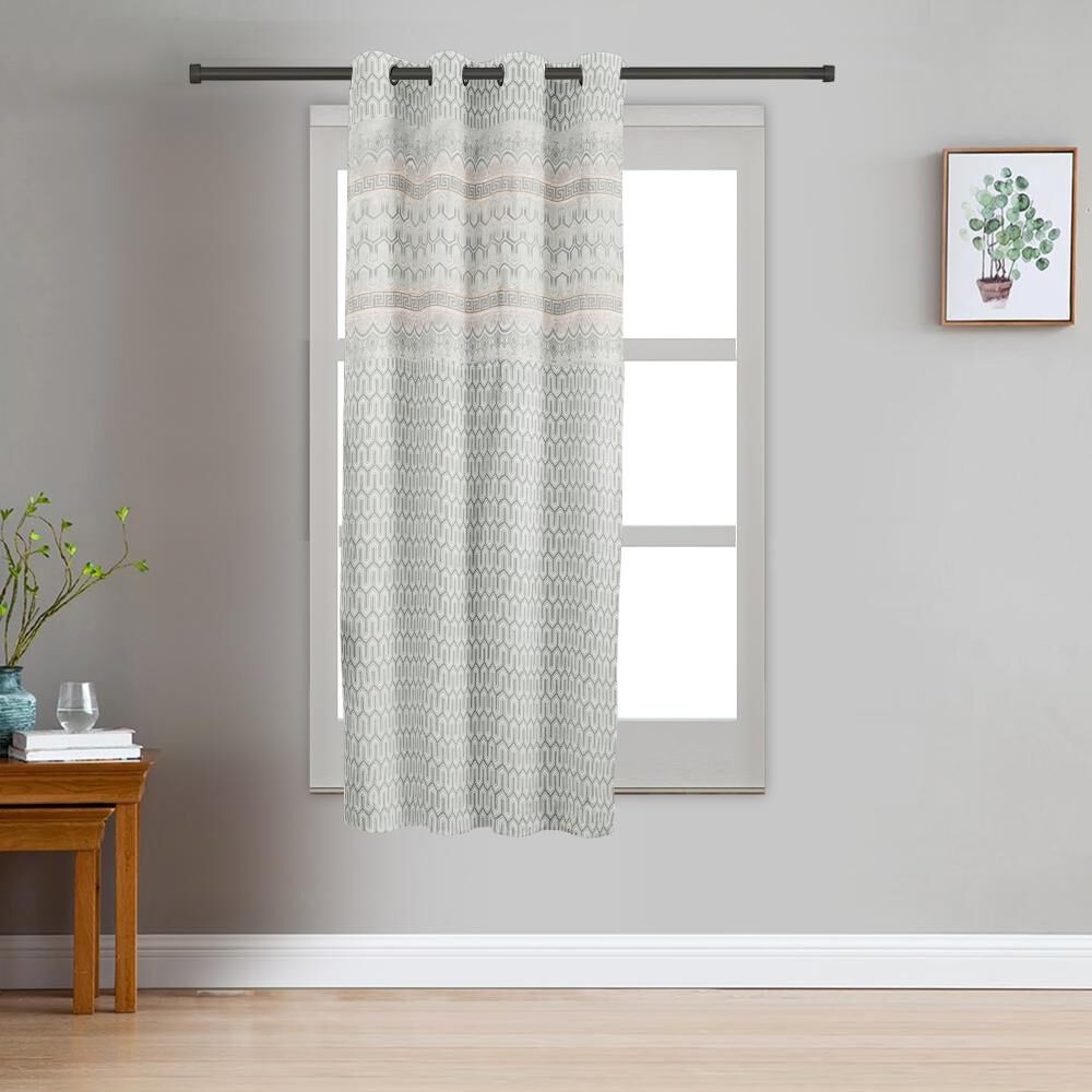 Home Beautiful                         5ft. Light Green Window Curtain