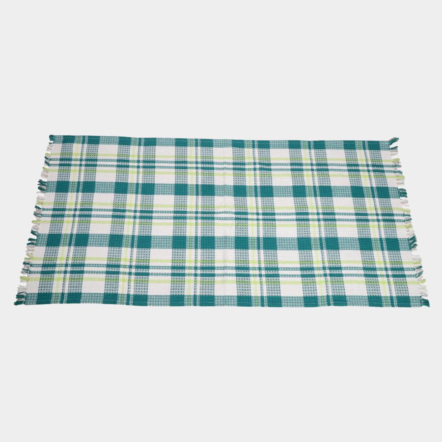 220 GSM Teal Blue Cotton Blend Bath Towel, , large image number null