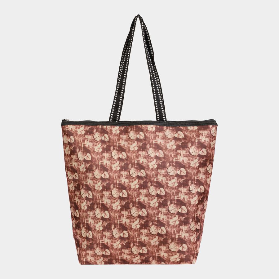 Brown Fabric-Polyester Bag, , large image number null