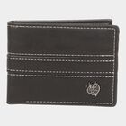 Men's Black Polyurethane Wallet, , small image number null