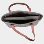 Women's Grey Polyurethane Tote Bag, , small image number null