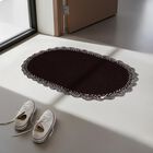 Brown Polyester Door Mat, , small image number null