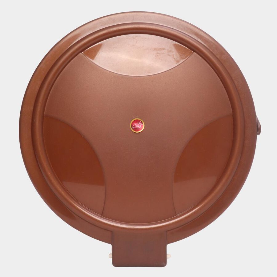 16 L Off-White Plastic Dustbin, , large image number null