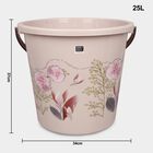 25L Brown Plastic Bucket, , large image number null