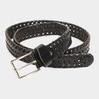 Men's Black Polyurethane Casual Belt, , small image number null