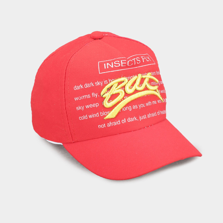 Kids' Red Canvas Cap, , large image number null