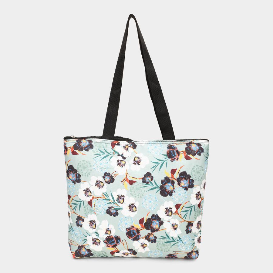 Women's Colour Block Fabric-Polyester Tote Bag, , large image number null