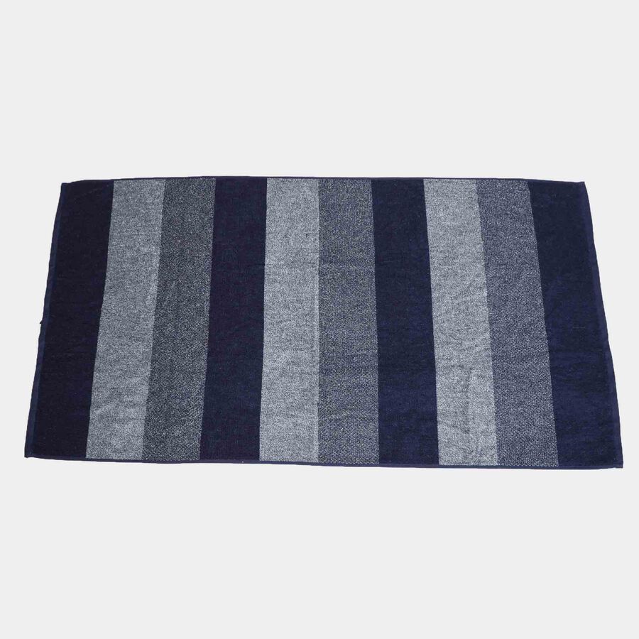 400 GSM Blue Cotton Bath Towel, , large image number null