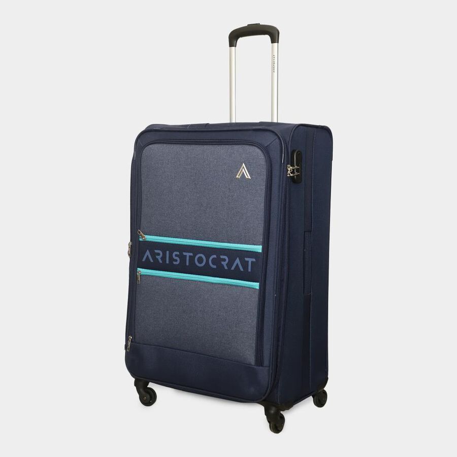 4-Wheel Polyester Soft Case Trolley, Large, , large image number null