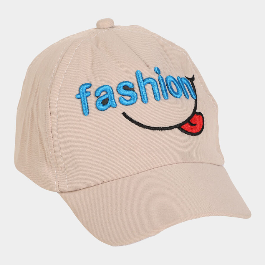 Kids' Black Canvas Cap, , large image number null