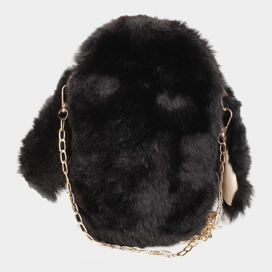Kids' Furry Rabbit Bag, Nylon/Polyester, , large image number null