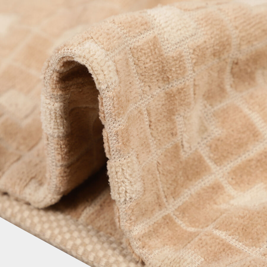 Beige Cotton Bath Towel, , large image number null