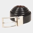 Men's Black Leather Formal Belt, , small image number null