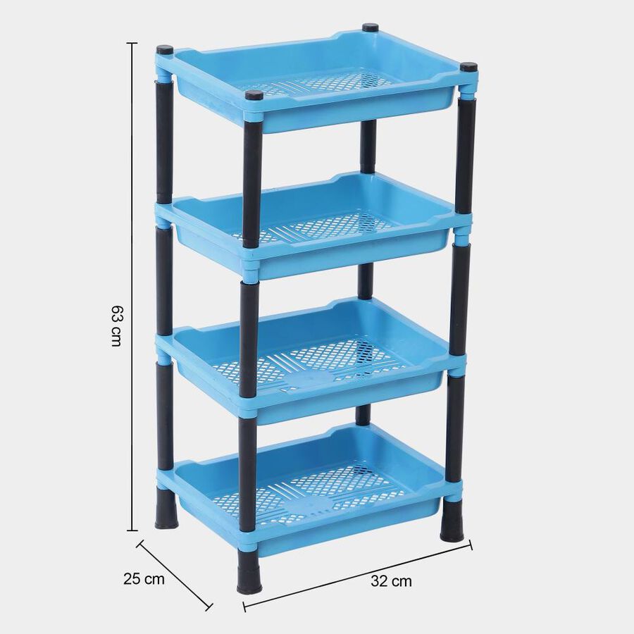 4-Tier Plastic Rack, , large image number null