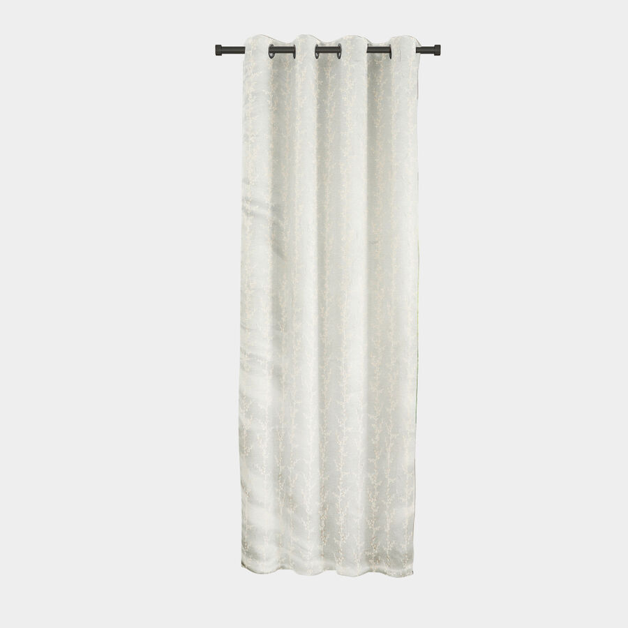 7ft. Aqua Polyester Curtain, , large