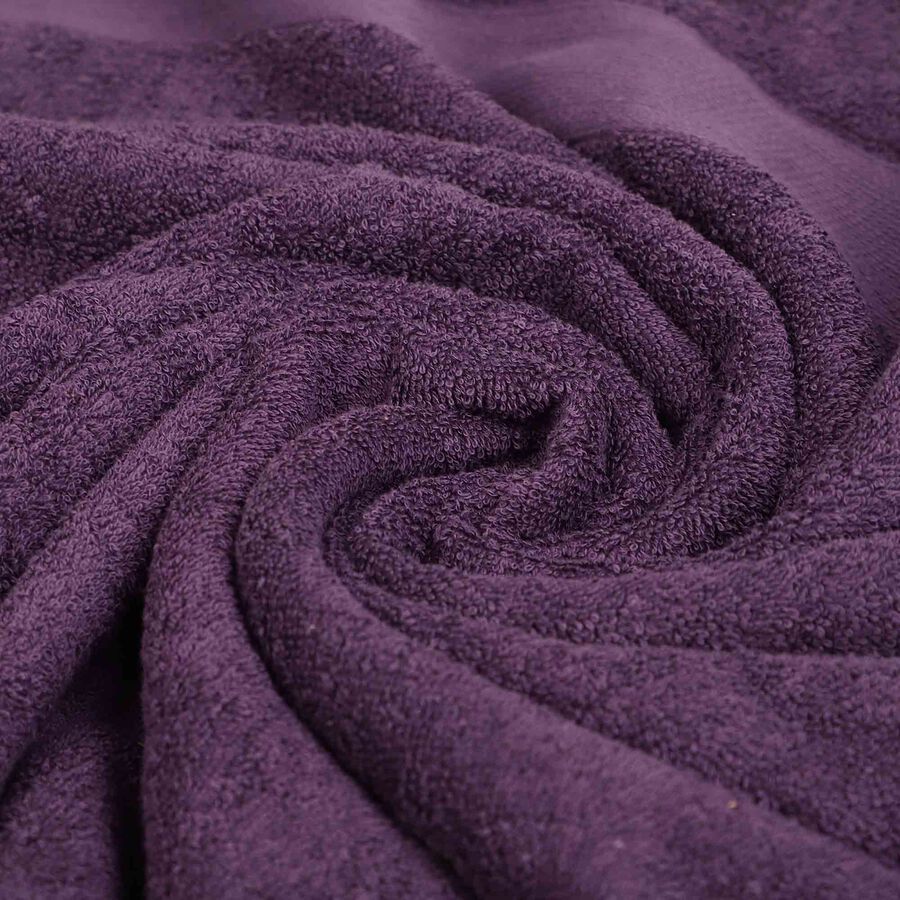 400 GSM Polyurethanerple Cotton Bath Towel, , large