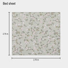 Grey Printed Cotton Bedsheet, , small image number null