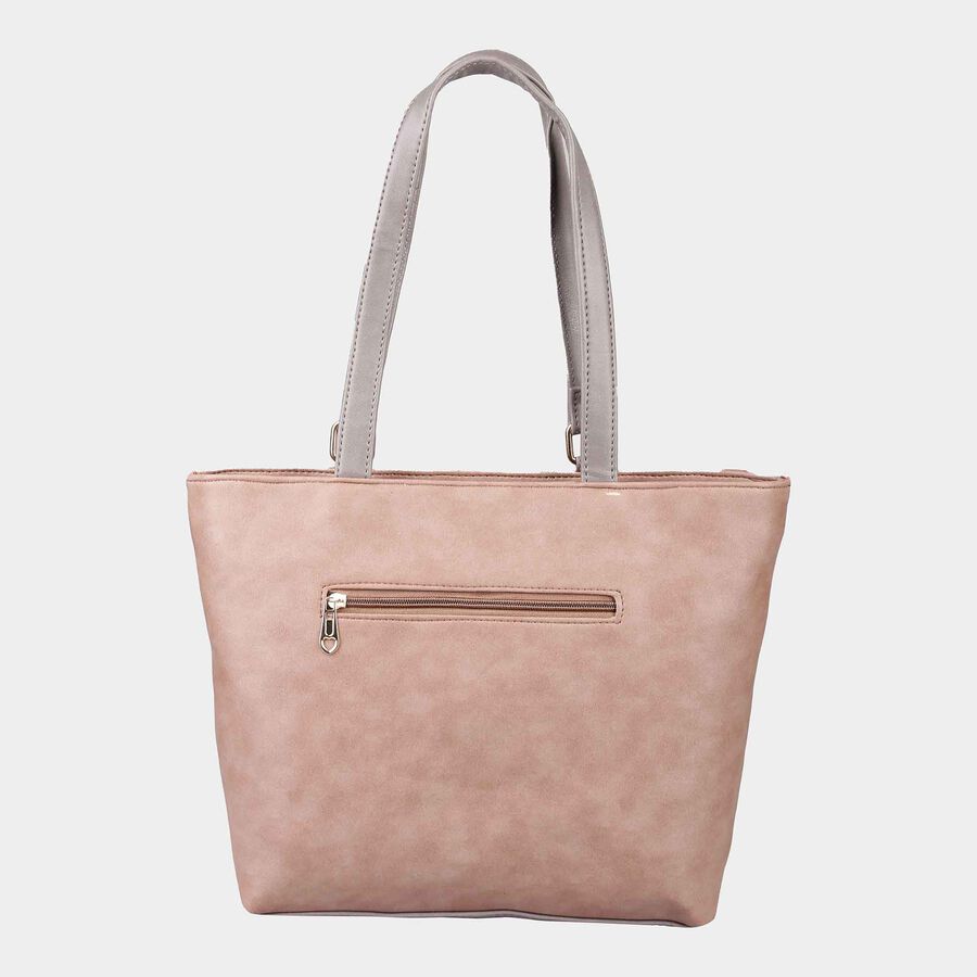 Women's Grey Polyurethane Tote Bag, , large image number null