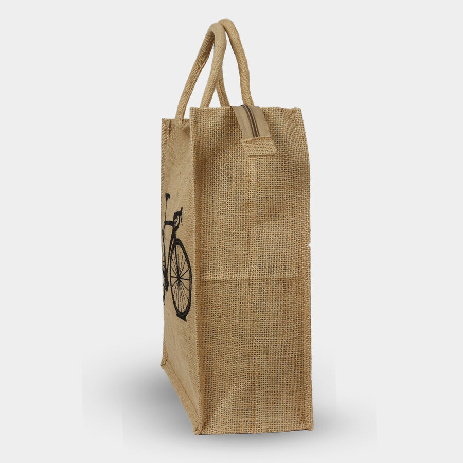 Women Printed Black Shopping Bag, , large image number null