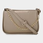 Woman's Beige Polyurethane Bag, , small