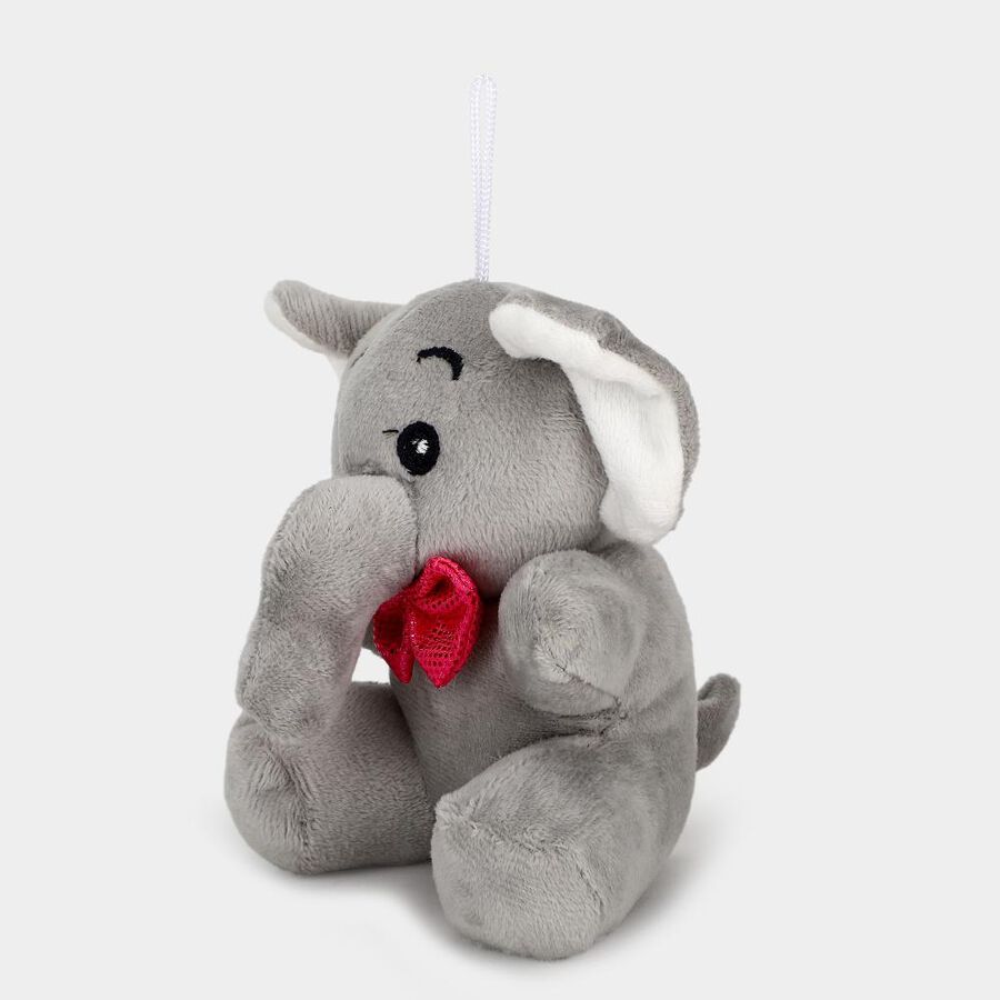 Kid's Mini Soft Huggable Elephant Plush Toy, , large