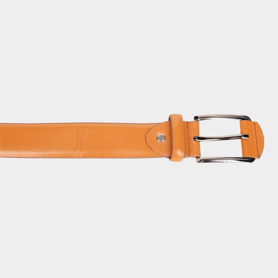 Men's Tan Polyurethane Casual Belt, , large image number null
