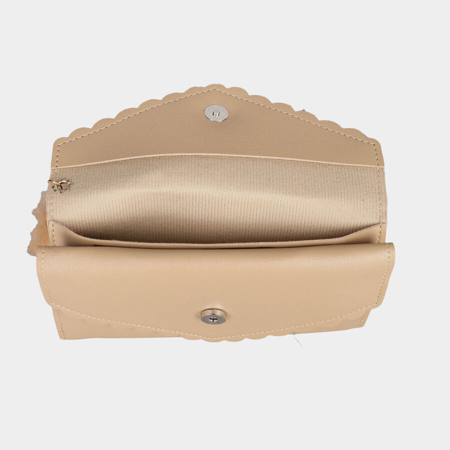 Women's Polyurethane Envelope/Zipper Hand Pouch, , large image number null